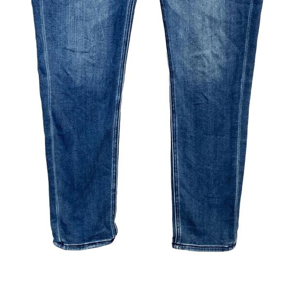 Express Jeans Women's Button Fly Ankle Legging Skinny Blue Denim Sz 6R Classic - Picture 5 of 8